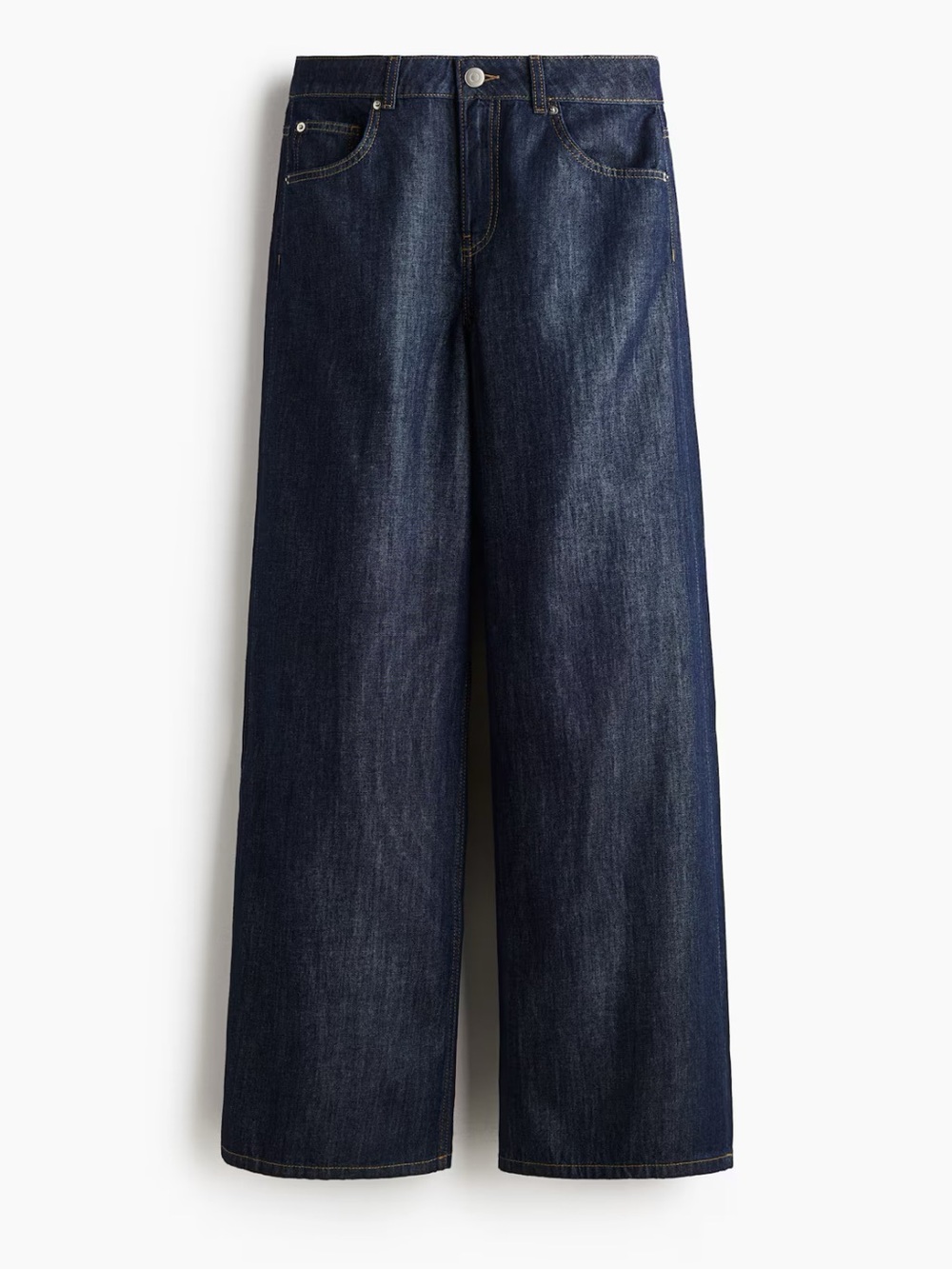 H&M Wide Leg Dark Jeans